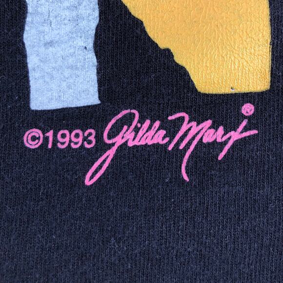 90s abstract art Gilda Marx tshirt 1990s vintage - Picture 3 of 6